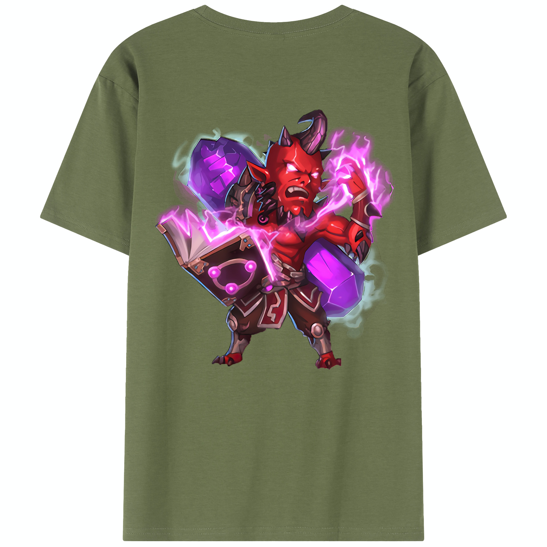 リーグ・オブ・レジェンド League of Legends LOL 綿100％半袖Tシャツ（背面プリント）